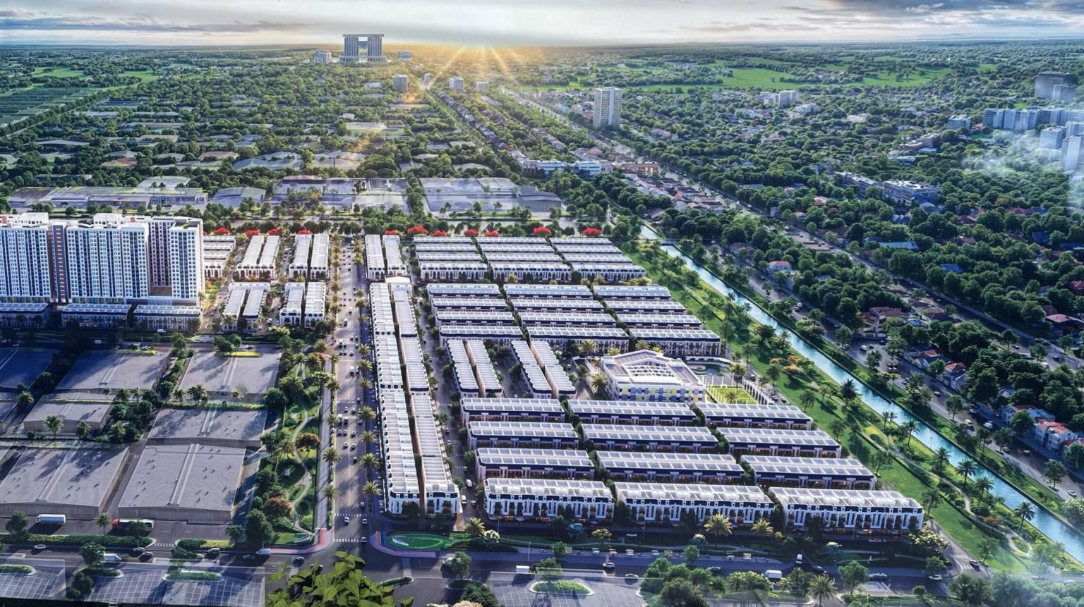 Dự án K-Home New City Bình Dương tại thành phố mới của Tập đoàn Kim Oanh Group.