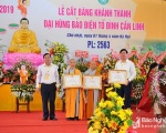 Tập đoàn TECCO cung tiến Đại Hùng Bảo Điện Tổ Đình Cần Linh trị giá 30 tỷ đồng